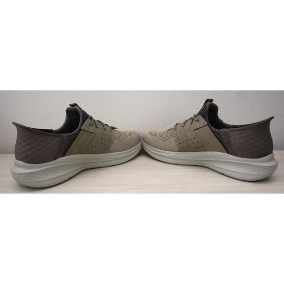 Skechers 210811 Men’s Sz 11M Taupe Slade-Ocon Relaxed Fit Slip-In Shoes - Picture 12 of 14